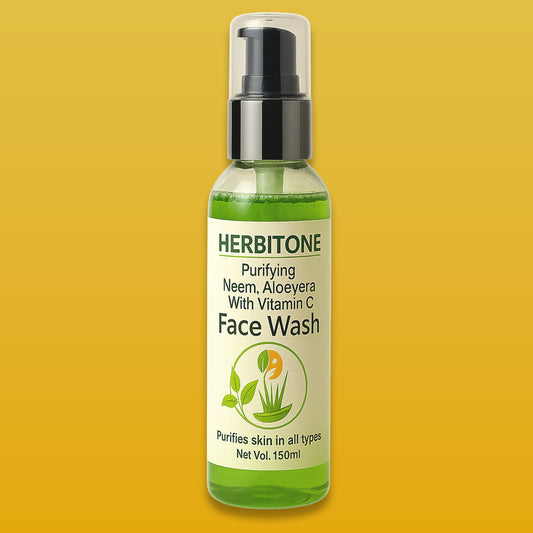Neem Aloe Vera Face Wash for Clear & Fresh Skin in Pakistan – Herbitone