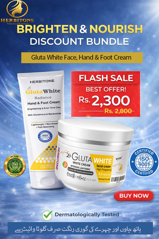 Herbitone Gluta White Brighten & Nourish Bundle