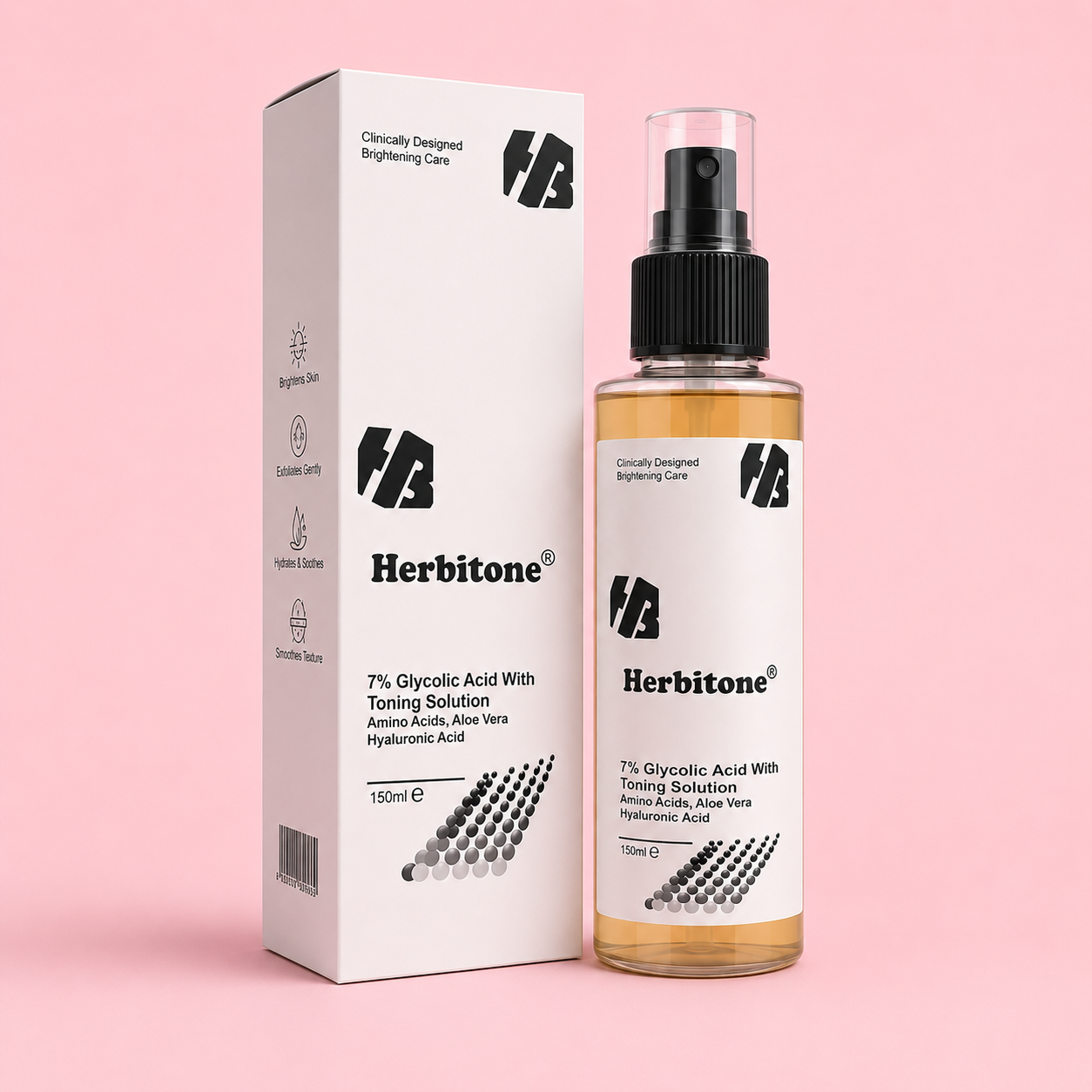 Herbitone Gluta White Cream & Get FREE 7% Glycolic Skin Toner| Summer Offer Pakistan