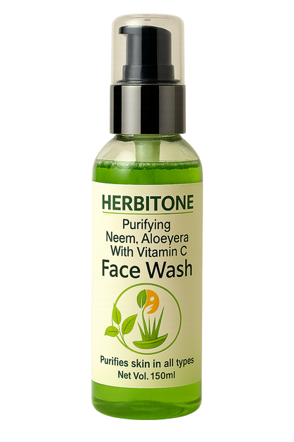 neem face wash for oily skin pakistan herbitone