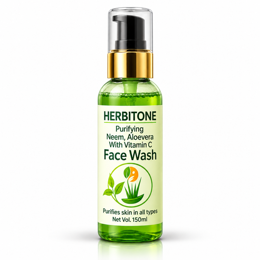 Neem Aloe Vera Face Wash for Clear & Fresh Skin in Pakistan – Herbitone
