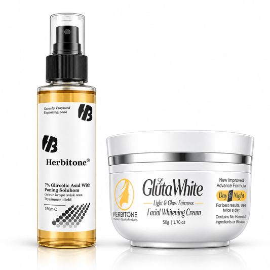 Herbitone Gluta White Cream +7% Glycolic Skin Toner