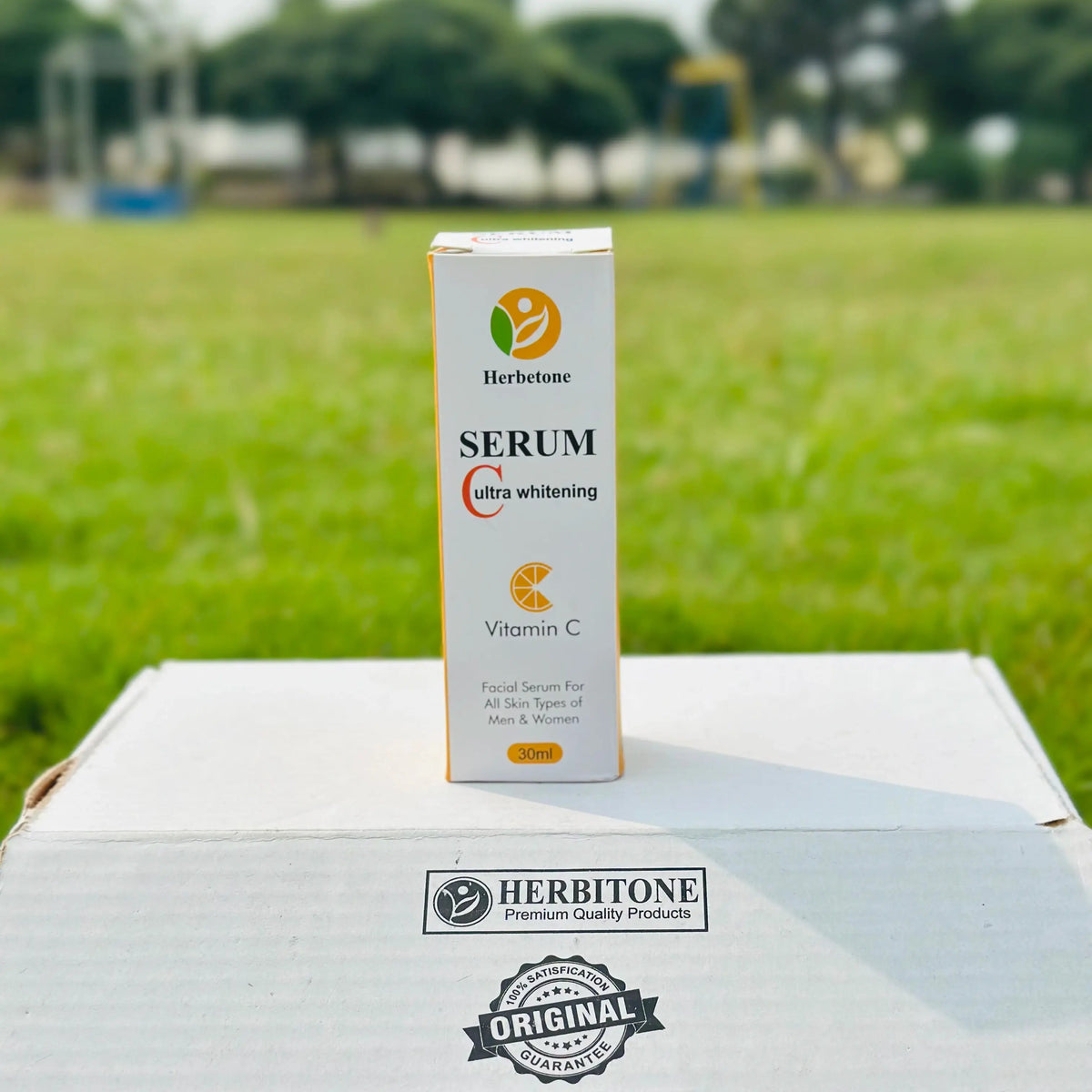 Herbitone Double Glow Combo – Gluta White Cream & Brightening Serum Bundle Pakistan