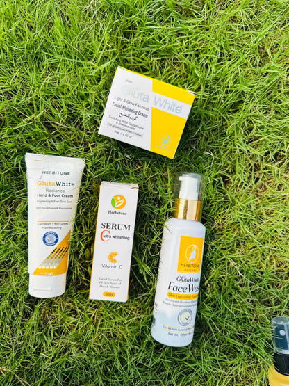 4 in 1 Skin Brightening Kit(Face, Hands & Feet)