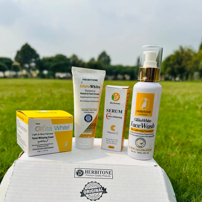 4 in 1 Skin Brightening Kit(Face, Hands & Feet)