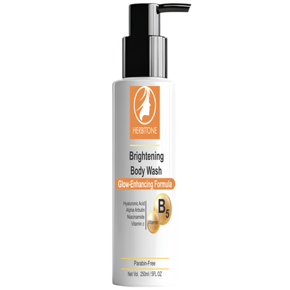 herbitone brightening body wash for glowing skin
